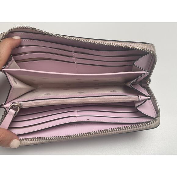 Kate Spade Pink and Black Floral Wallet - Picture 5 of 14